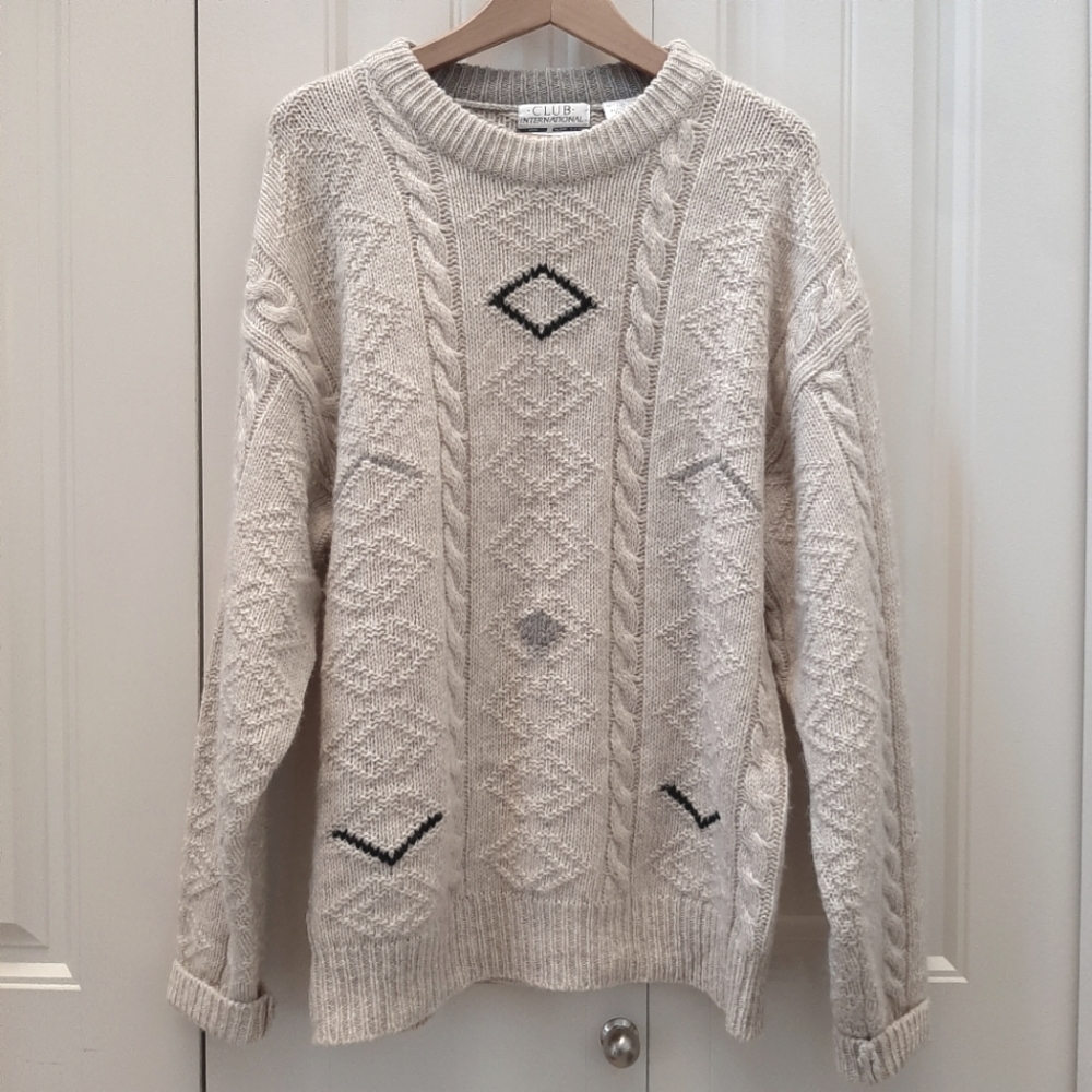 Club International Vintage Wool Sweater By Tip Top